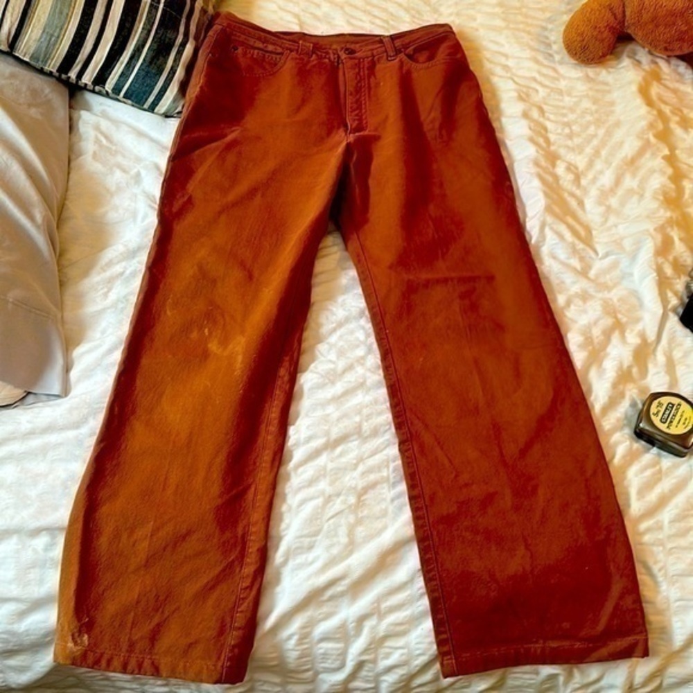 Brown Vera Moda Cotton Pants - Picture 1 of 2